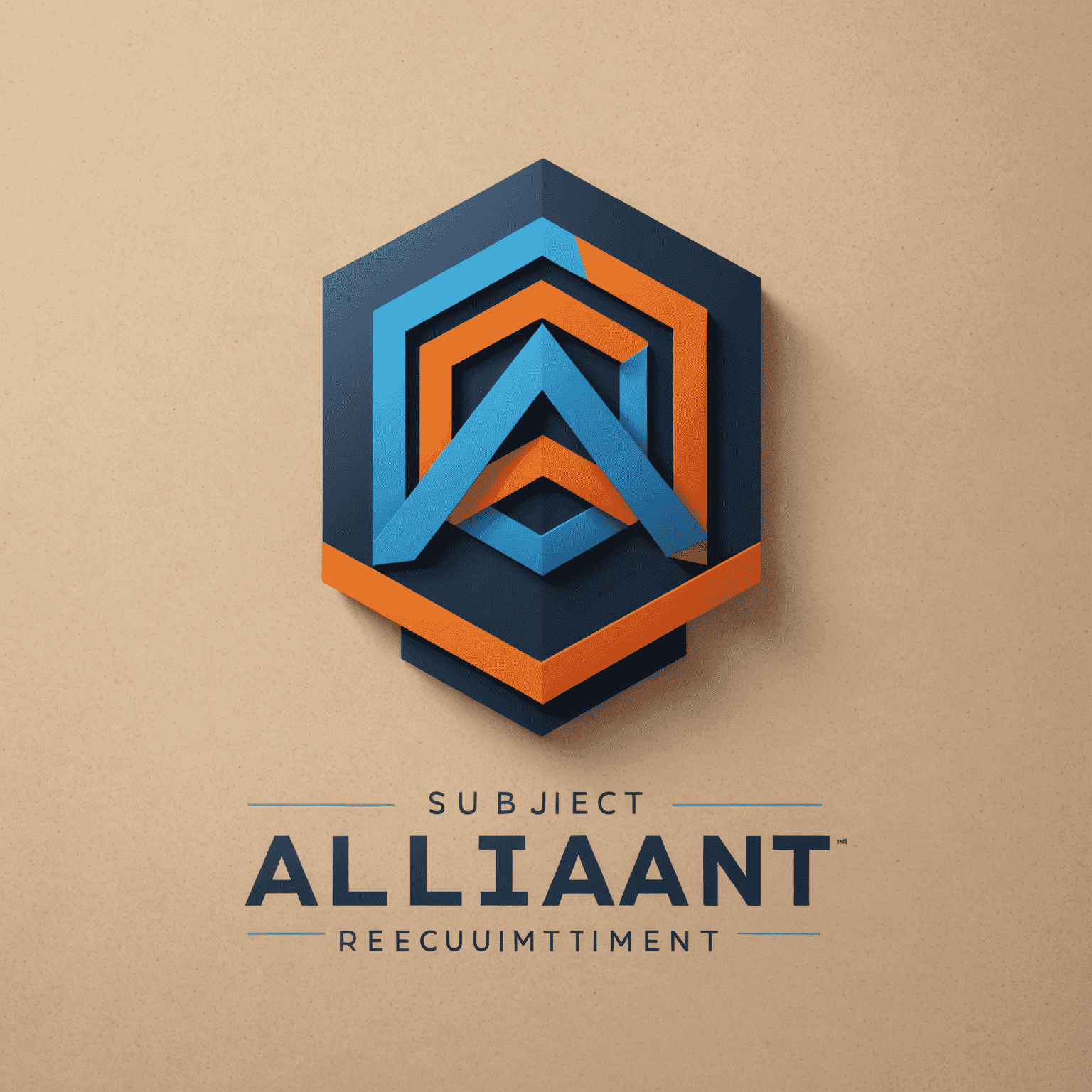 Alliant Recruitment Company logo featuring a modern, sleek design with blue and orange elements